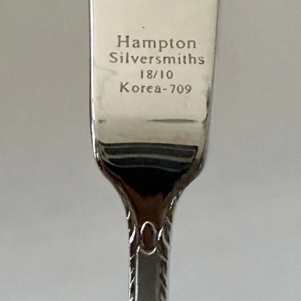 4pc Hampton Rachelle-Frost Dinner Knife/Forks/Butter Knife Stainless 18/10 Korea